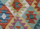 Handmade Afghan Maimana Kilim | 194 x 152 cm | 6'5" x 5' - Najaf Rugs & Textile