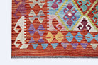 Handmade Afghan Maimana Kilim | 194 x 155 cm | 6'5" x 5'1" - Najaf Rugs & Textile