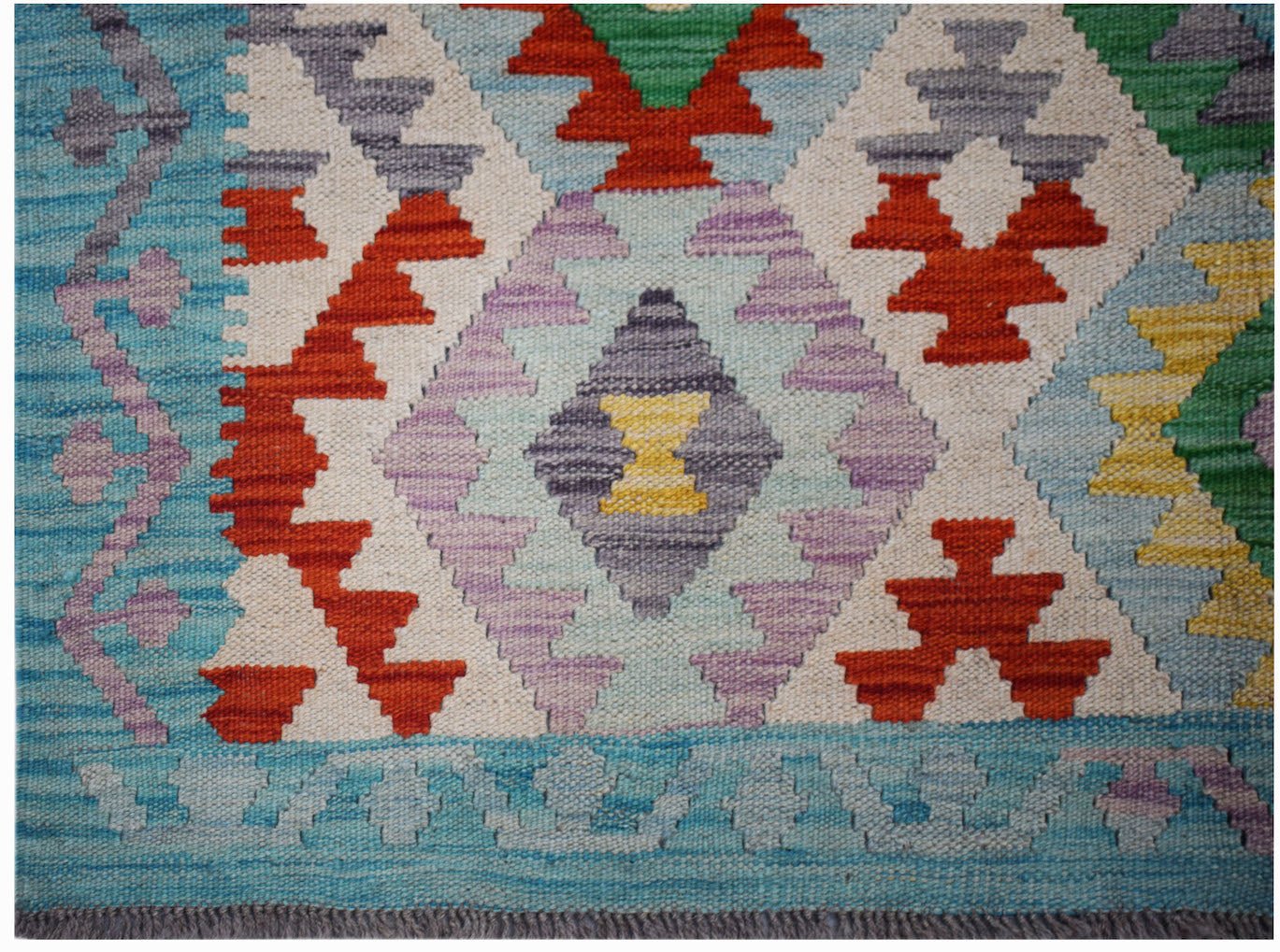 Handmade Afghan Maimana Kilim | 196 x 129 cm | 6'5" x 4'3" - Najaf Rugs & Textile