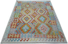 Handmade Afghan Maimana Kilim | 196 x 149 cm | 6'5" x 4'11" - Najaf Rugs & Textile