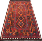 Handmade Afghan Maimana Kilim | 197 x 100 cm | 6'6" x 3'4" - Najaf Rugs & Textile