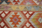 Handmade Afghan Maimana Kilim | 198 x 155 cm | 6'6" x 5'2" - Najaf Rugs & Textile