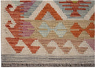 Handmade Afghan Maimana Kilim | 198 x 155 cm | 6'6" x 5'2" - Najaf Rugs & Textile