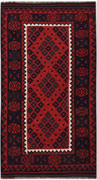 Handmade Afghan Maimana Kilim | 200 x 103 cm | 6'7" x 3'4" - Najaf Rugs & Textile