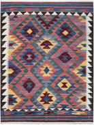 Handmade Afghan Maimana Kilim | 201 x 158 cm | 6'7" x 5'2" - Najaf Rugs & Textile