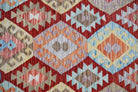 Handmade Afghan Maimana Kilim | 205 x 156 cm | 6'9" x 5'2" - Najaf Rugs & Textile