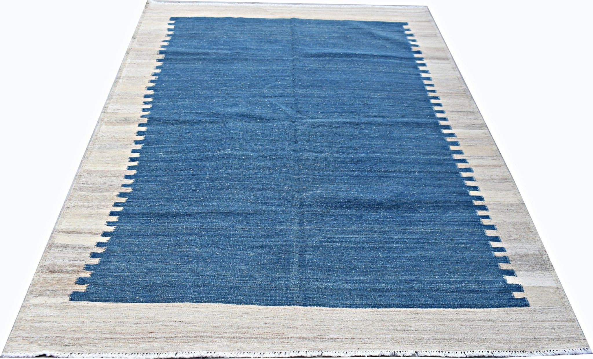 Handmade Afghan Maimana Kilim | 205 x 156 cm | 6'9" x 5'2" - Najaf Rugs & Textile