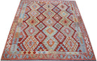 Handmade Afghan Maimana Kilim | 205 x 156 cm | 6'9" x 5'2" - Najaf Rugs & Textile