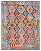 Handmade Afghan Maimana Kilim | 205 x 156 cm | 6'9" x 5'2" - Najaf Rugs & Textile