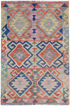 Handmade Afghan Maimana Kilim | 217 x 145 cm | 7'2" x 4'9" - Najaf Rugs & Textile