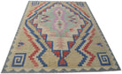 Handmade Afghan Maimana Kilim | 222 x 166 cm | 6'4" x 5'6" - Najaf Rugs & Textile