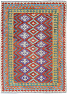 Handmade Afghan Maimana Kilim | 232 x 174 cm | 7'7" x 5'9" - Najaf Rugs & Textile