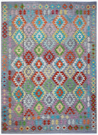 Handmade Afghan Maimana Kilim | 233 x 175 cm | 7'8" x 5'9" - Najaf Rugs & Textile