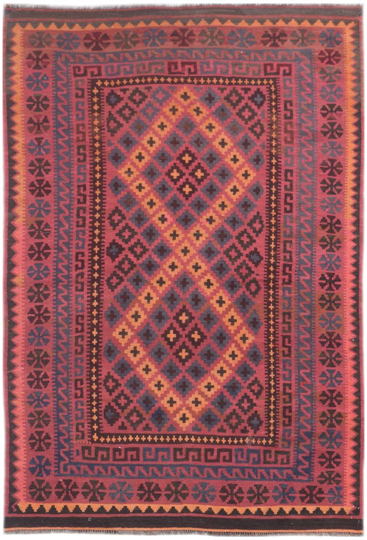 Handmade Afghan Maimana Kilim | 241 x 155 cm - Najaf Rugs & Textile