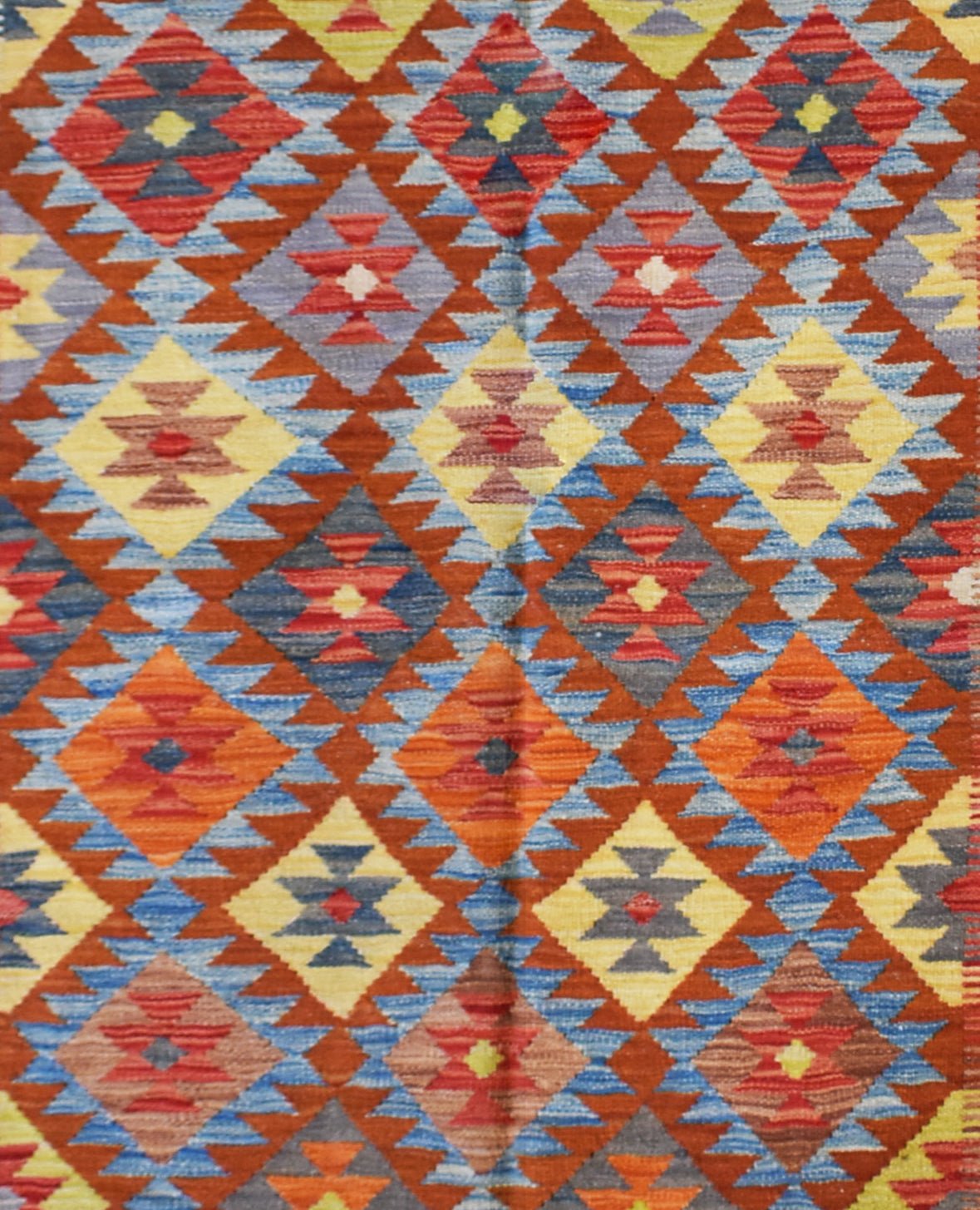 Handmade Afghan Maimana Kilim | 243 x 160 cm | 7'10" x 5'2" - Najaf Rugs & Textile