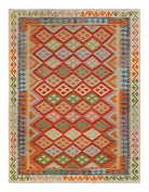 Handmade Afghan Maimana Kilim | 245 x 184 cm | 8'1" x 6'1" - Najaf Rugs & Textile