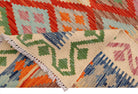 Handmade Afghan Maimana Kilim | 245 x 184 cm | 8'1" x 6'1" - Najaf Rugs & Textile