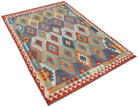 Handmade Afghan Maimana Kilim | 248 x 175 cm | 8'2" x 5'7" - Najaf Rugs & Textile