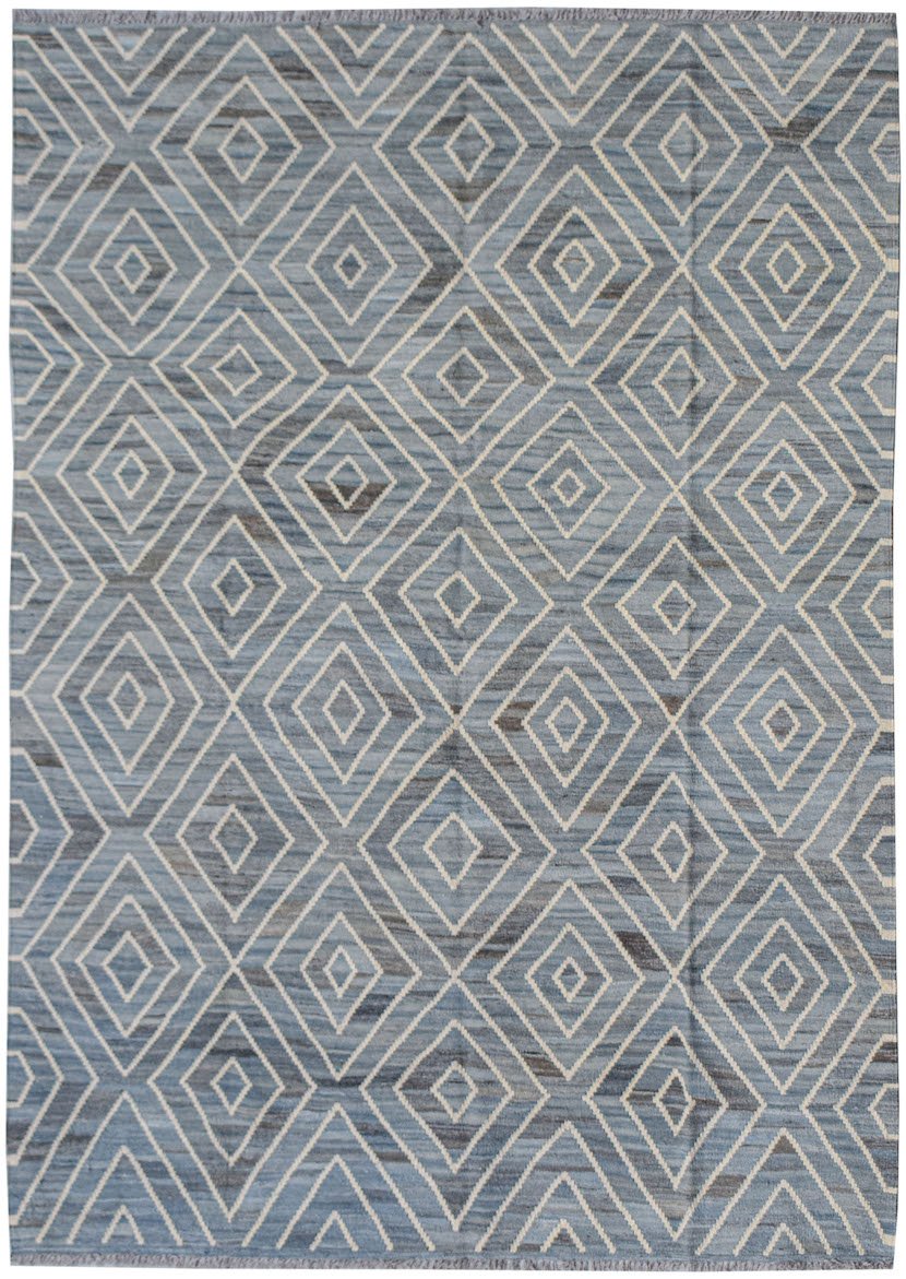 Handmade Afghan Maimana Kilim | 252 x 181 cm | 8'3" x 5'11" - Najaf Rugs & Textile