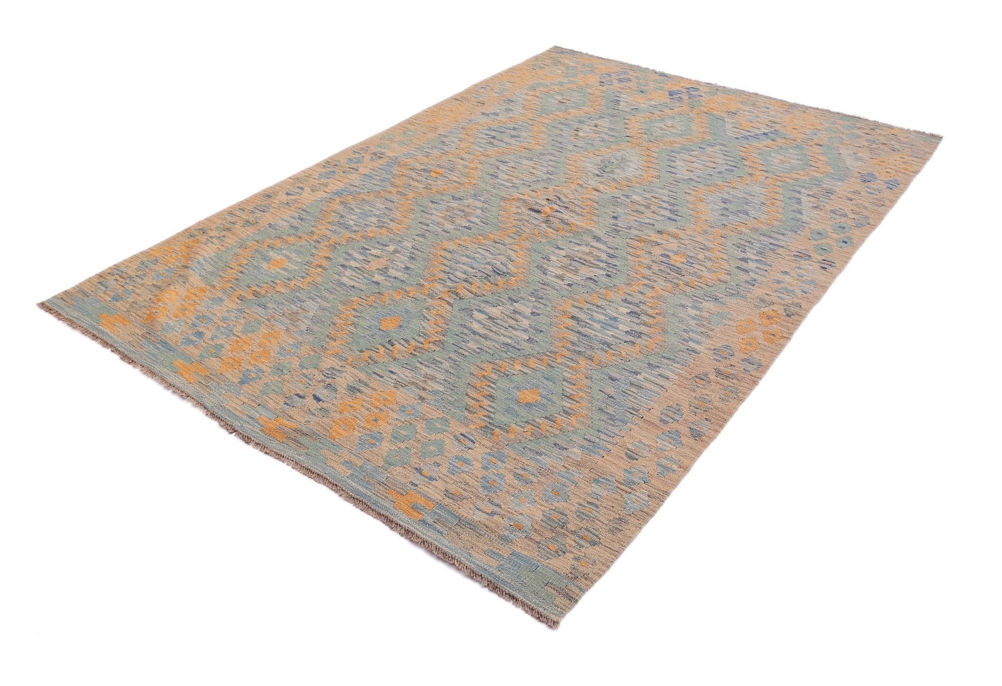 Handmade Afghan Maimana Kilim | 254 x 180 cm | 8'4" x 5'11" - Najaf Rugs & Textile