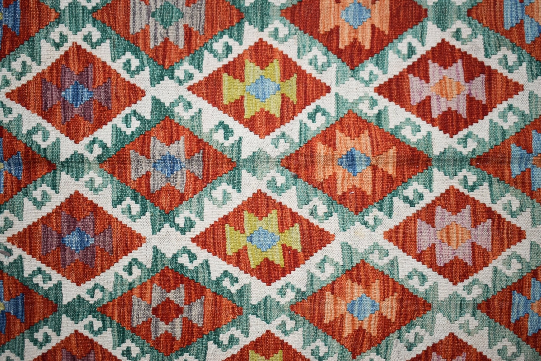 Handmade Afghan Maimana Kilim | 260 x 180 cm | 8'7" x 5'11" - Najaf Rugs & Textile