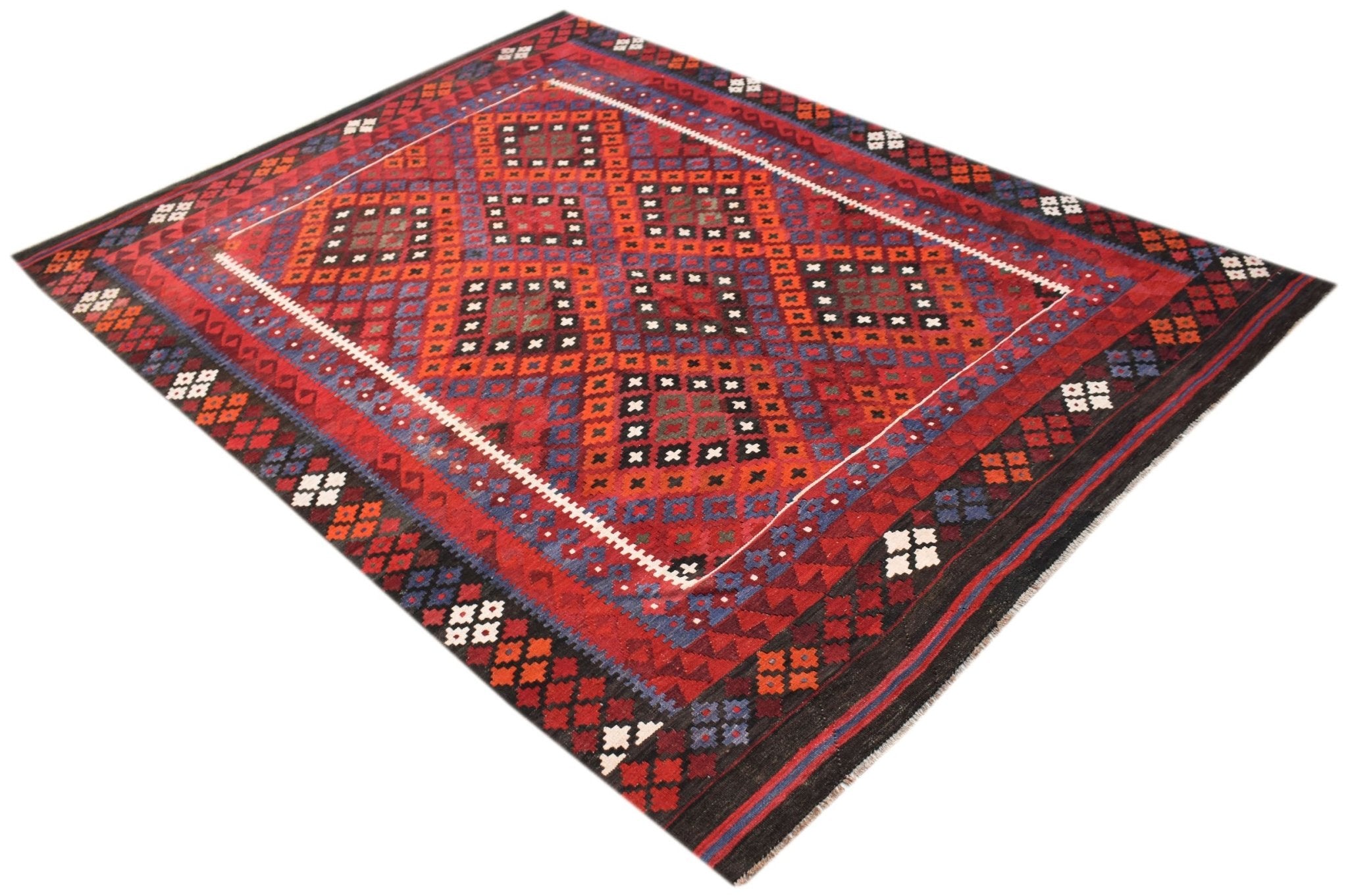 Handmade Afghan Maimana Kilim | 275 x 205 cm | 9' x 6'9" - Najaf Rugs & Textile