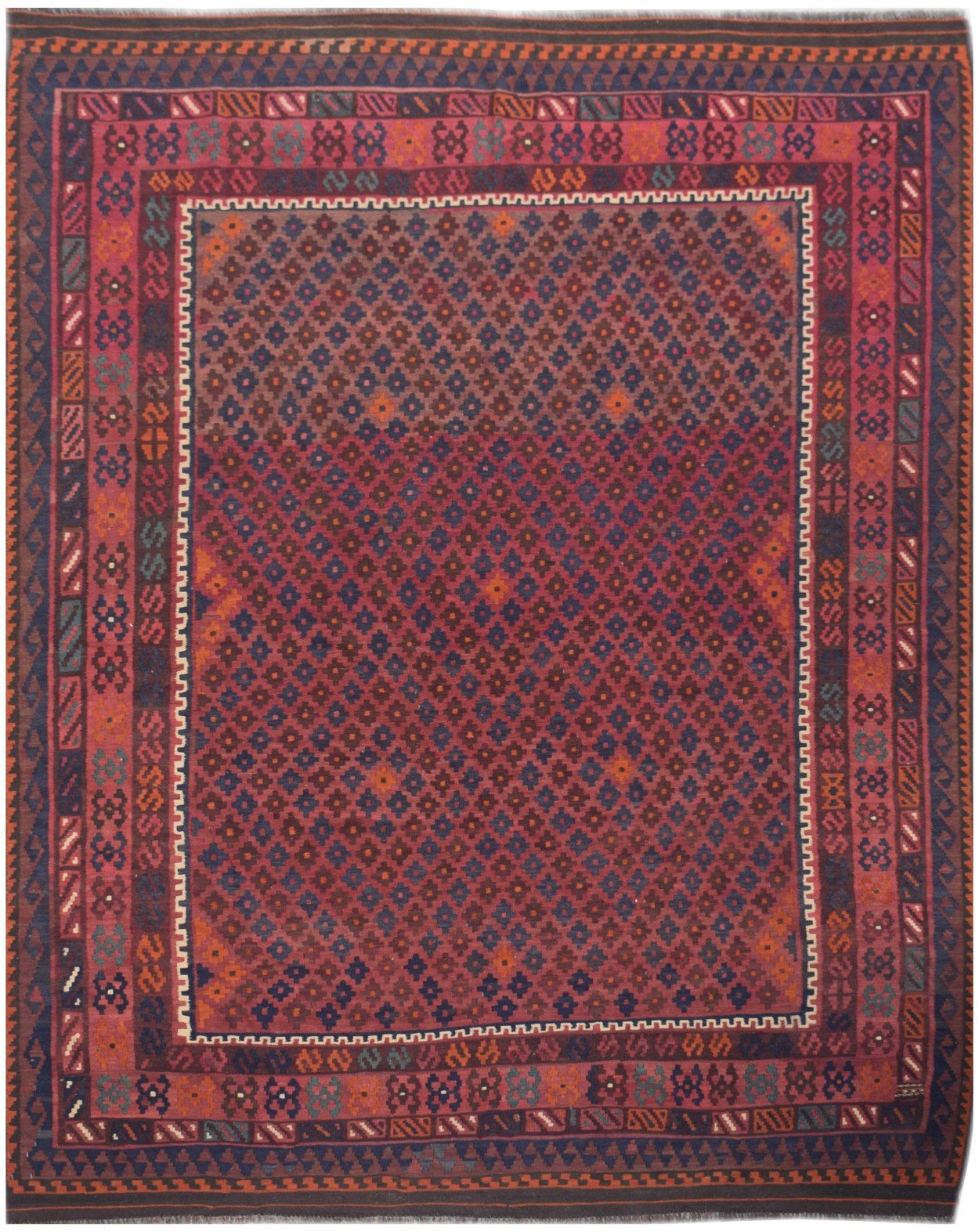 Handmade Afghan Maimana Kilim | 280 x 205 cm - Najaf Rugs & Textile