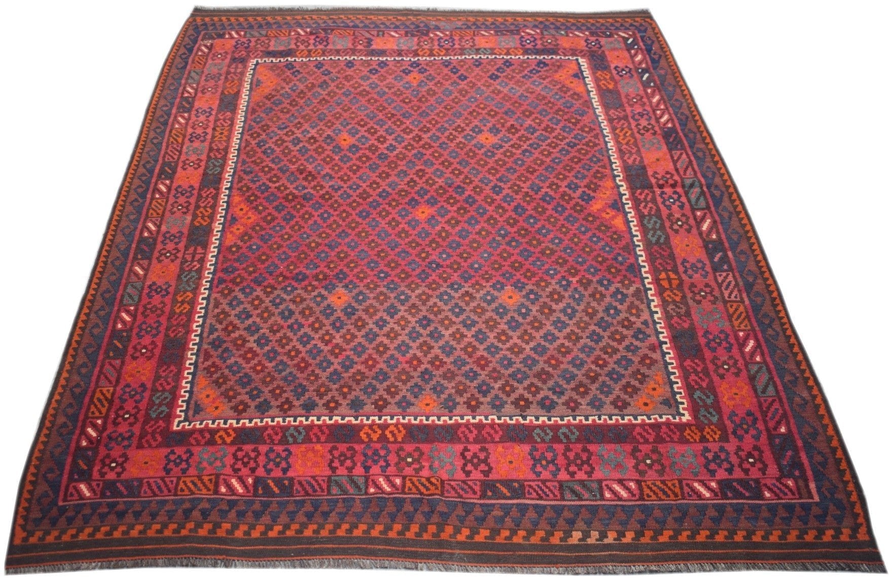 Handmade Afghan Maimana Kilim | 280 x 205 cm - Najaf Rugs & Textile