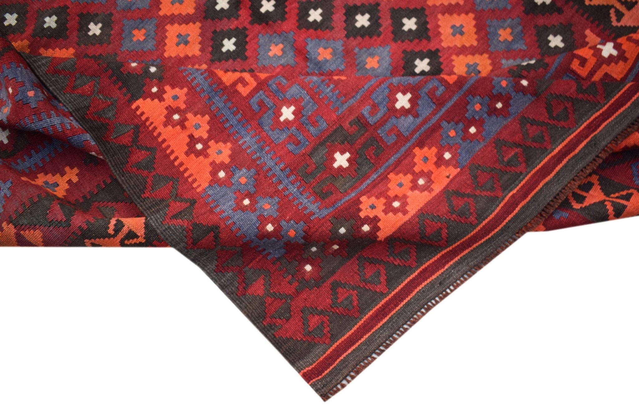 Handmade Afghan Maimana Kilim | 288 x 208 cm | 9'5" x 6'10" - Najaf Rugs & Textile