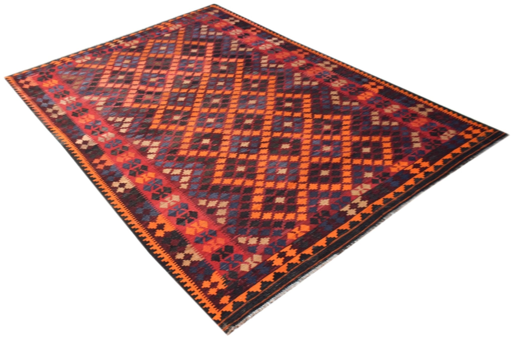 Handmade Afghan Maimana Kilim | 292 x 205 cm | 9'7" x 6'9" - Najaf Rugs & Textile