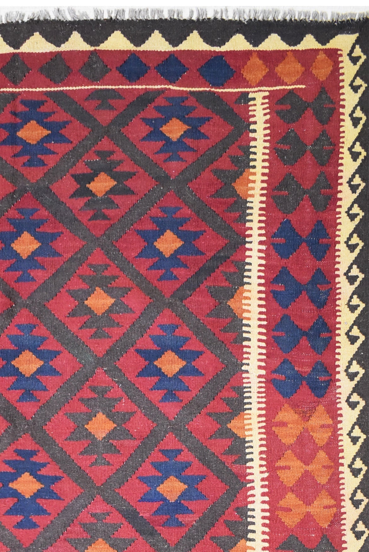 Handmade Afghan Maimana Kilim | 293 x 200 cm | 9'6" x 6'5" - Najaf Rugs & Textile