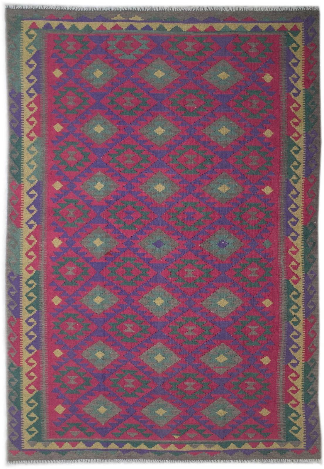 Handmade Afghan Maimana Kilim | 293 x 204 cm | 9'6" x 6'6" - Najaf Rugs & Textile