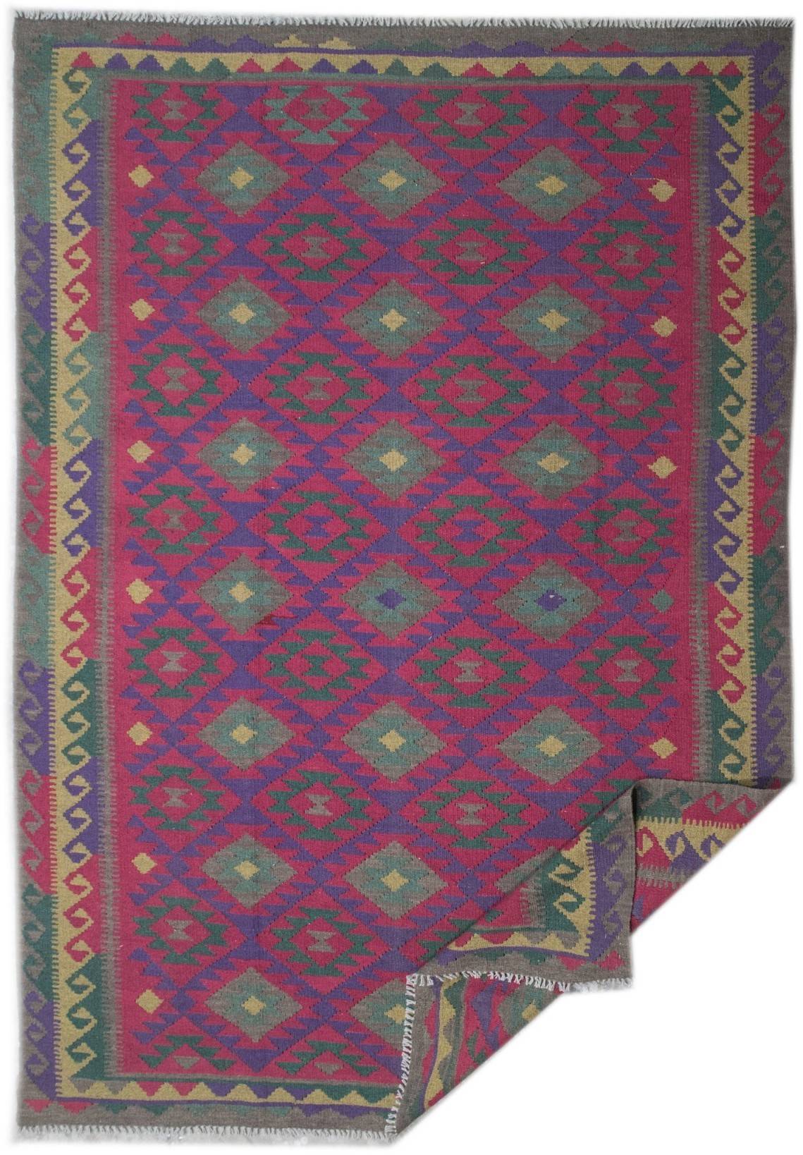 Handmade Afghan Maimana Kilim | 293 x 204 cm | 9'6" x 6'6" - Najaf Rugs & Textile