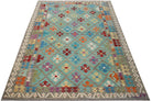 Handmade Afghan Maimana Kilim | 293 x 205 cm | 9'7" x 6'9" - Najaf Rugs & Textile