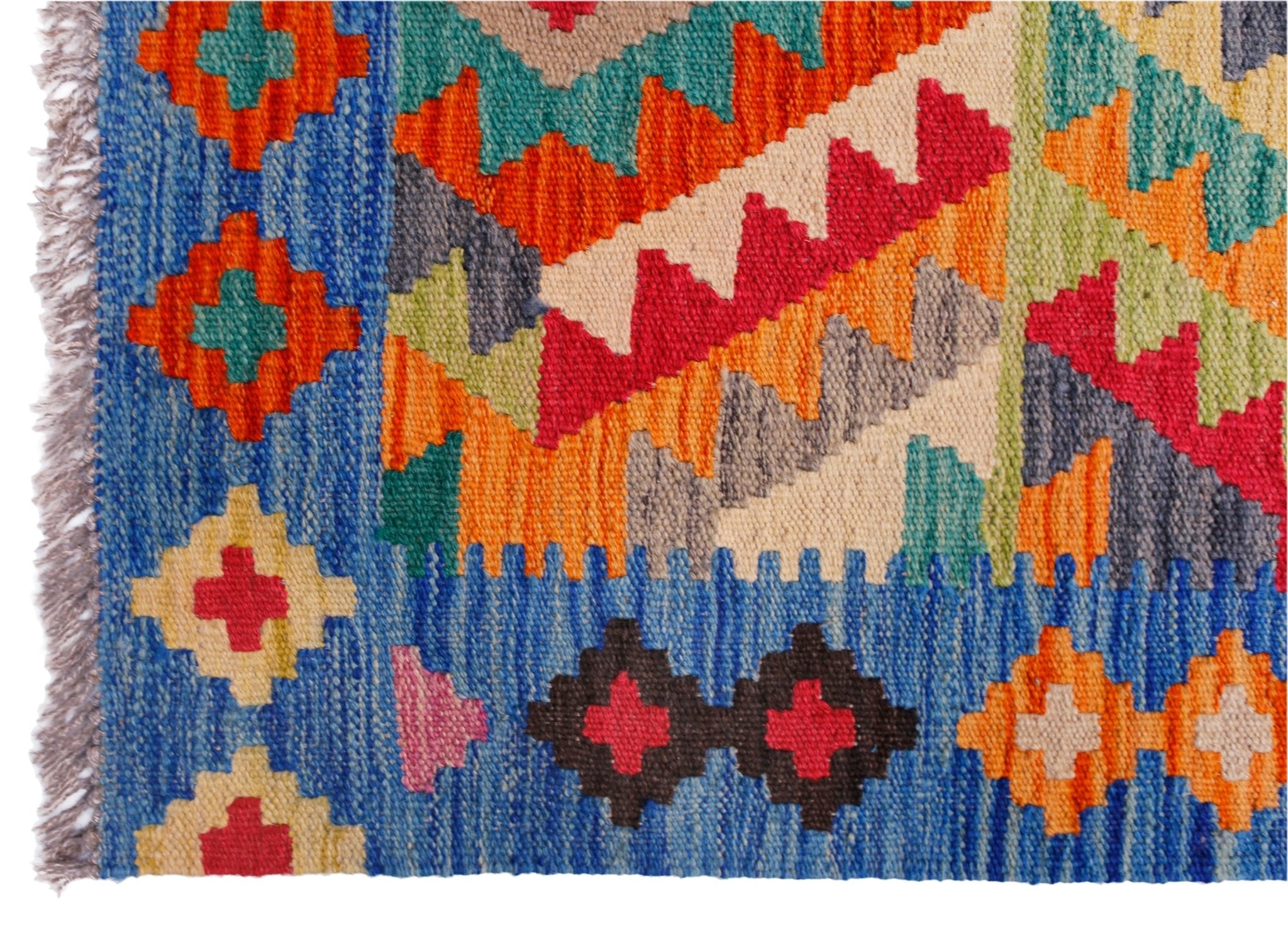 Handmade Afghan Maimana Kilim | 293 x 209 cm | 9'8" x 6'10" - Najaf Rugs & Textile