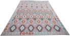 Handmade Afghan Maimana Kilim | 294 x 196 cm | 9'8" x 6'5" - Najaf Rugs & Textile