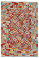 Handmade Afghan Maimana Kilim | 294 x 200 cm | 9'8" x 6'7" - Najaf Rugs & Textile