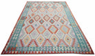 Handmade Afghan Maimana Kilim | 295 x 201 cm | 9'8" x 6'7" - Najaf Rugs & Textile