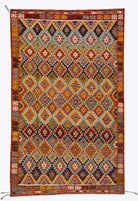 Handmade Afghan Maimana Kilim | 298 x 195 cm | 9'10" x 6'5" - Najaf Rugs & Textile