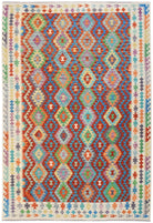 Handmade Afghan Maimana Kilim | 298 x 210 cm | 9'9" x 6'11" - Najaf Rugs & Textile