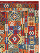 Handmade Afghan Maimana Kilim | 303 x 198 cm | 9'9" x 6'4" - Najaf Rugs & Textile