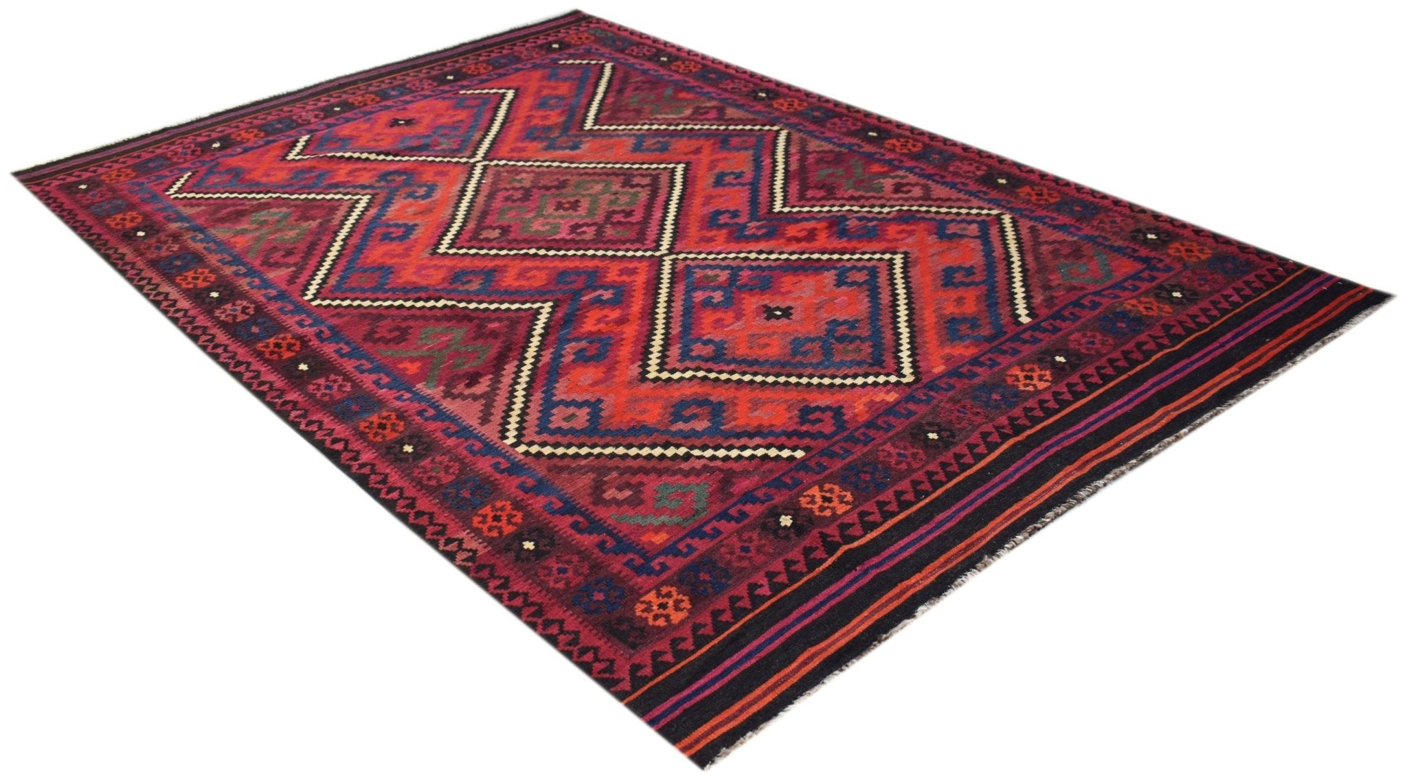 Handmade Afghan Maimana Kilim | 304 x 204 cm | 10' x 6'8" - Najaf Rugs & Textile