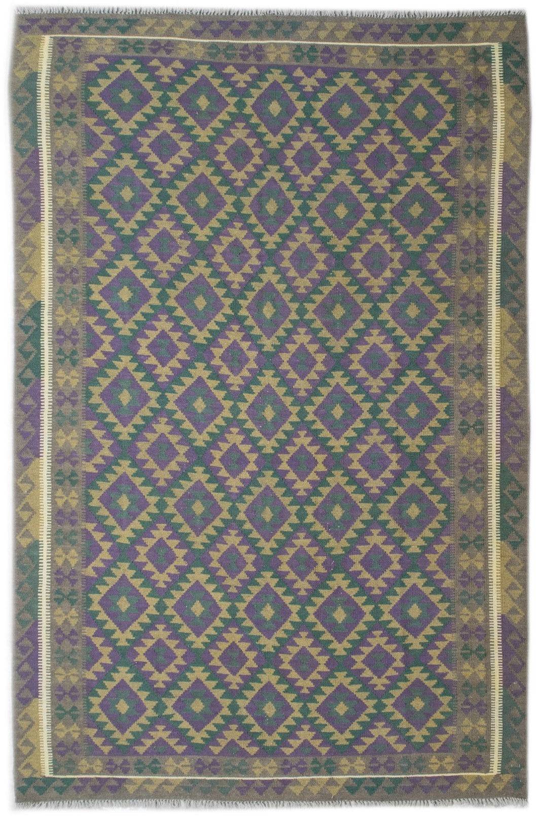 Handmade Afghan Maimana Kilim | 304 x 213 cm | 9'9" x 6'9" - Najaf Rugs & Textile