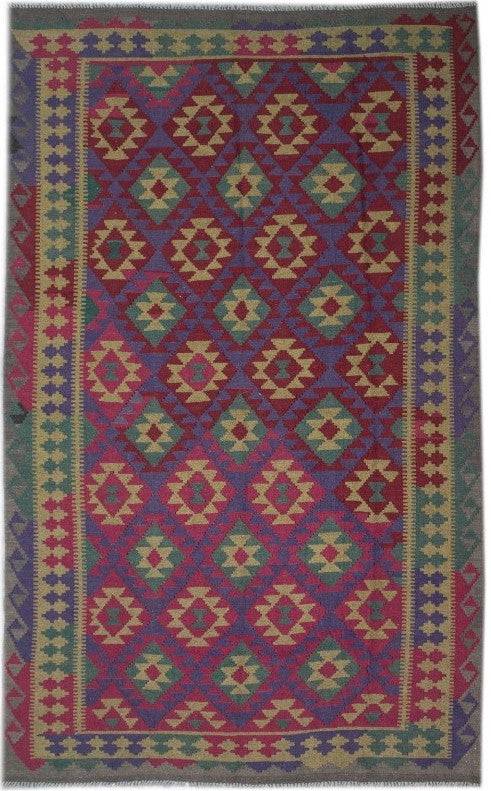 Handmade Afghan Maimana Kilim | 305 x 196 cm | 10' x 6'4" - Najaf Rugs & Textile