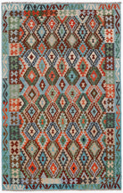 Handmade Afghan Maimana Kilim | 313 x 209 cm | 10'4" x 6'10" - Najaf Rugs & Textile