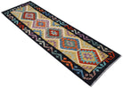 Handmade Afghan Maimana Kilim Hallway Runner | 193 x 59 cm | 6'4" x 1'11" - Najaf Rugs & Textile