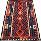 Handmade Afghan Maimana Kilim Hallway Runner | 202 x 107 cm | 6'8" x 3'6" - Najaf Rugs & Textile