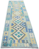 Handmade Afghan Maimana Kilim Hallway Runner | 290 x 86 cm - Najaf Rugs & Textile