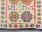 Handmade Afghan Maimana Kilim Hallway Runner | 293 x 86 cm | 9'8" x 2'10" - Najaf Rugs & Textile