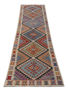 Handmade Afghan Maimana Kilim Hallway Runner | 305 x 83 cm | 10' x 2'9" - Najaf Rugs & Textile